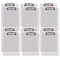Better Office Products Plastic Clipboards, Durable, 12.5 x 9 Inch, Low Profile Clip, Translucent Clear, Set of 12, 12PK 45000 - alternate 4